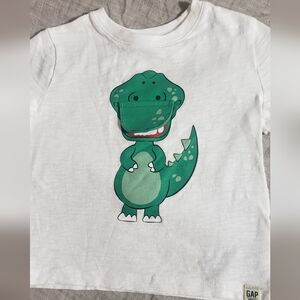 Gap 2014 Embroidered Dinosaur 3D Mouth Open And Closes 2T